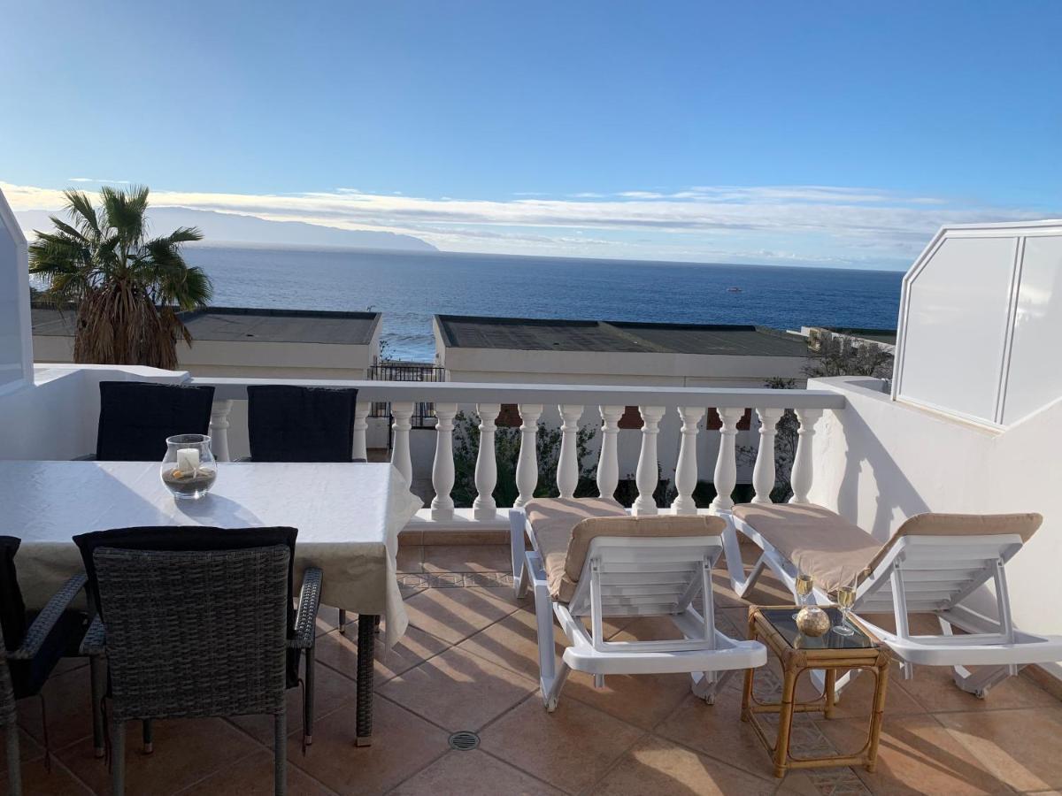 Ocean Pearl, Luxurioeses Haus, Meerblick, Grosse Sonnenterrasse, Teneriffa Sued, Los Gigantes, 600M Zum Strand, 200M Zum Ort, Ruhig Acantilado de los Gigantes Exterior photo