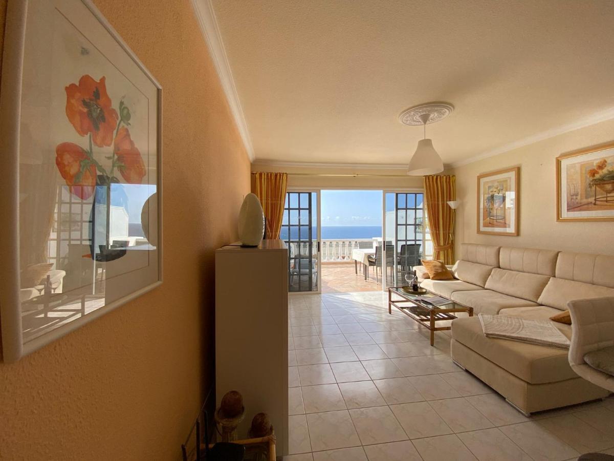 Ocean Pearl, Luxurioeses Haus, Meerblick, Grosse Sonnenterrasse, Teneriffa Sued, Los Gigantes, 600M Zum Strand, 200M Zum Ort, Ruhig Acantilado de los Gigantes Exterior photo
