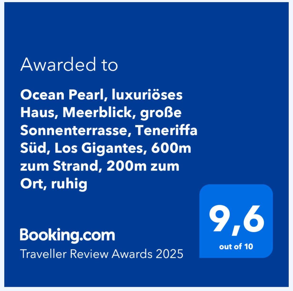 Ocean Pearl, Luxurioeses Haus, Meerblick, Grosse Sonnenterrasse, Teneriffa Sued, Los Gigantes, 600M Zum Strand, 200M Zum Ort, Ruhig Acantilado de los Gigantes Exterior photo